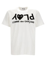 White Logo Cotton T-Shirt 1