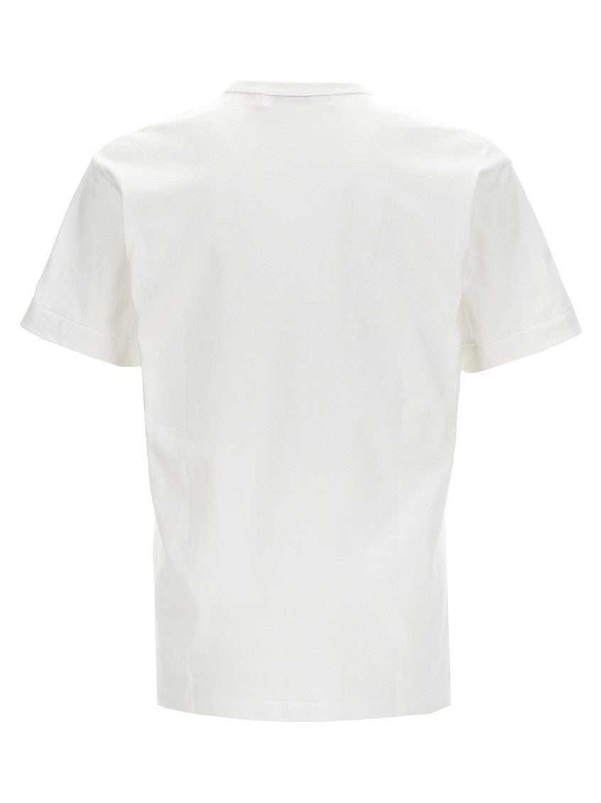 White Logo Cotton T-Shirt 2