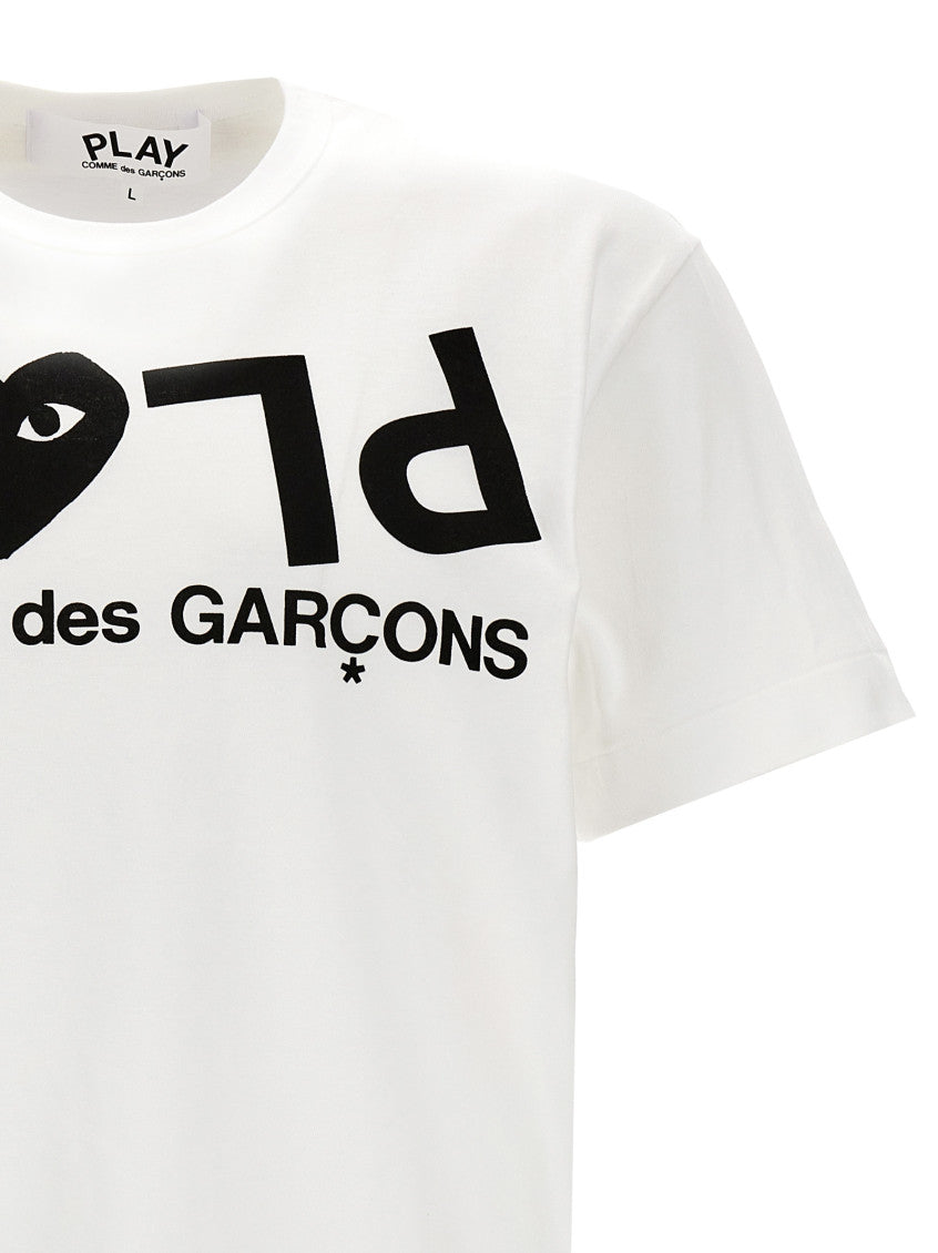 White Logo Cotton T-Shirt 3
