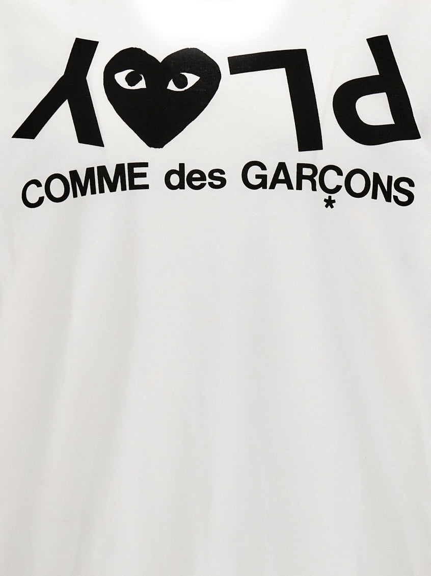 White Logo Cotton T-Shirt 4