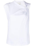 White Nayda Cotton T-shirt 1