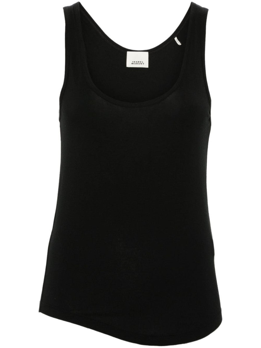 Black Malia Jersey Tank Top 1