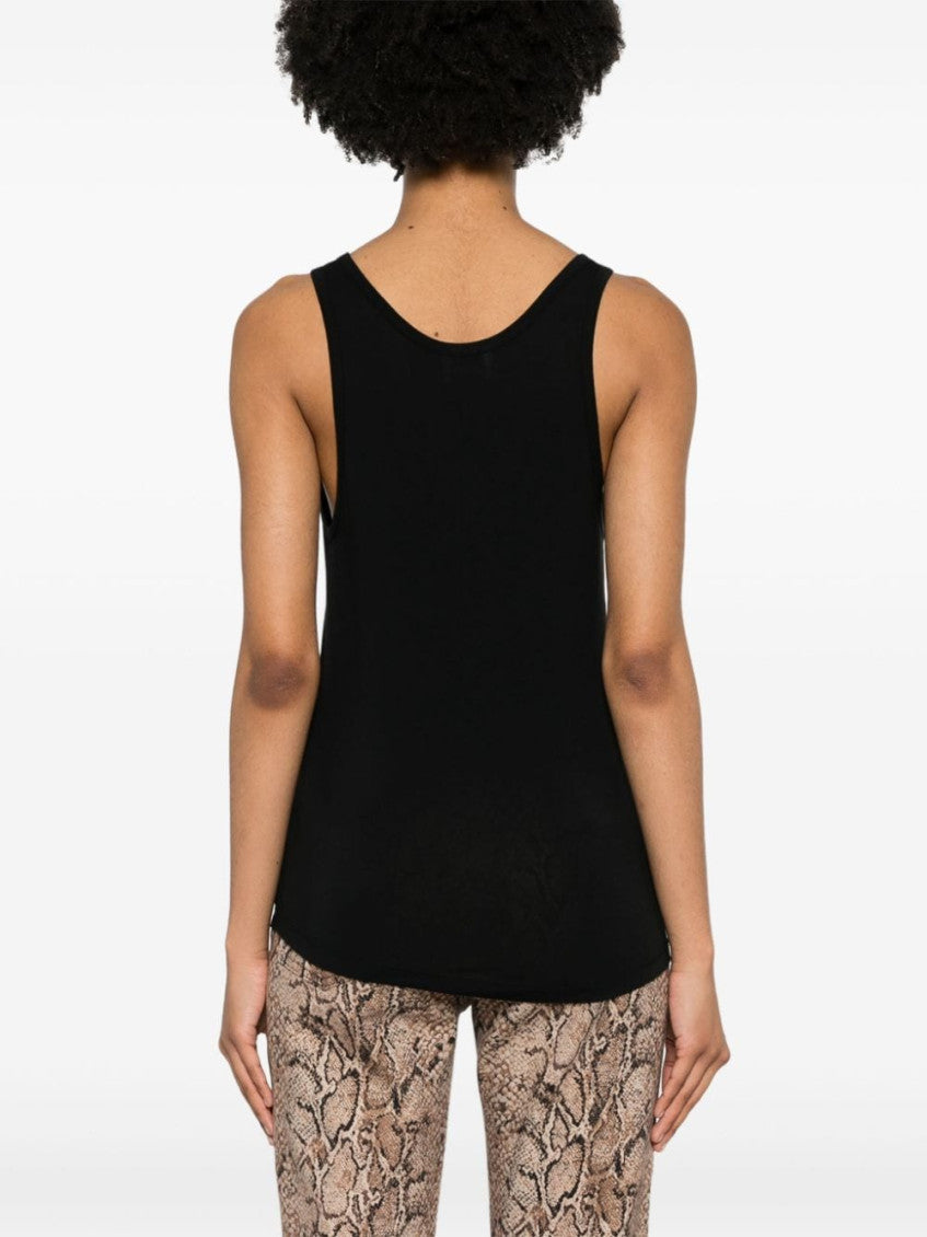 Black Malia Jersey Tank Top 4