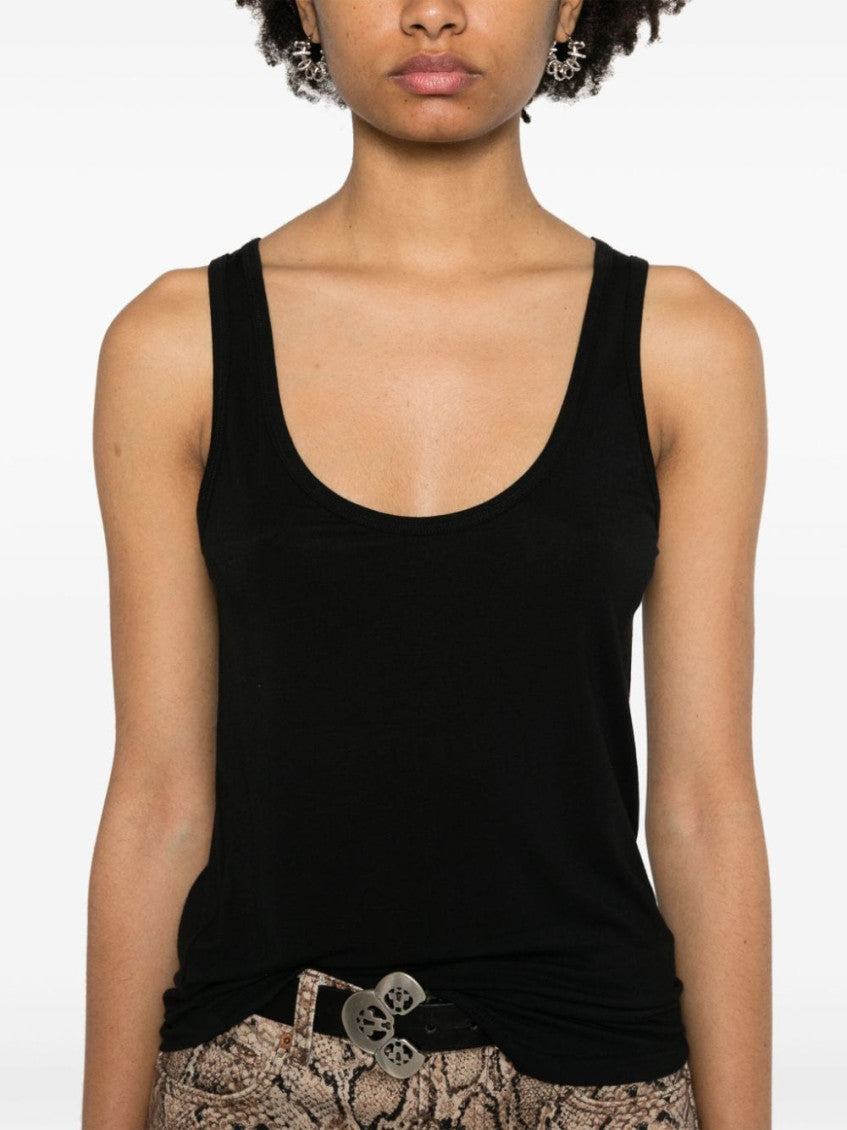 Black Malia Jersey Tank Top 5