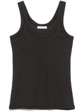 Dark Grey Fine-ribbed Tank Top 1
