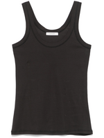 Dark Grey Fine-ribbed Tank Top 1