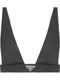 Black Re-Nylon bralette 1