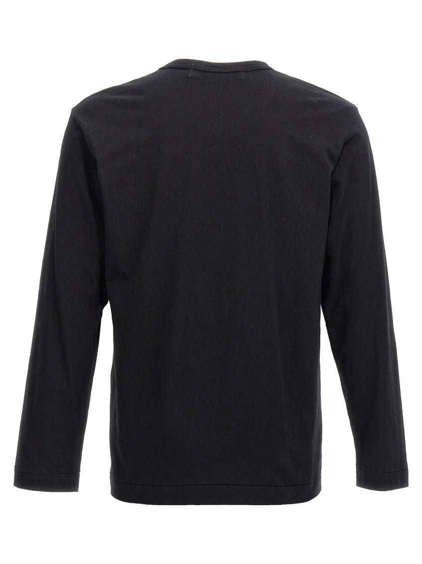 Black Logo Cotton T-shirt 2