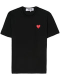 Black Logo Cotton T-shirt 1