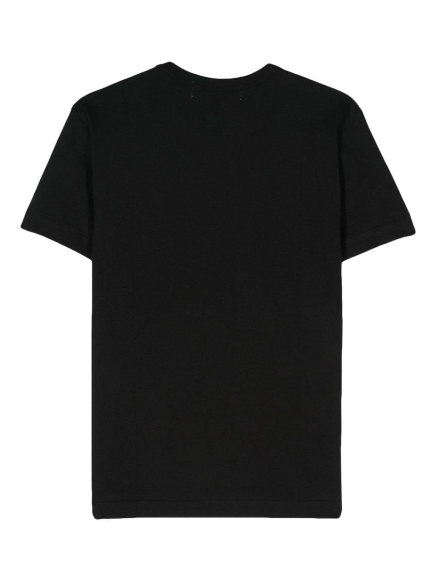 Black Logo Cotton T-shirt 2