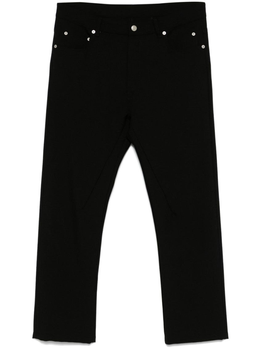 Black Detroit cut trousers 1