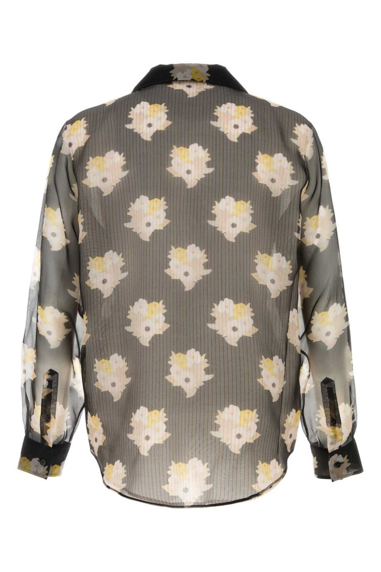 Black Floral Print T-Shirt 2