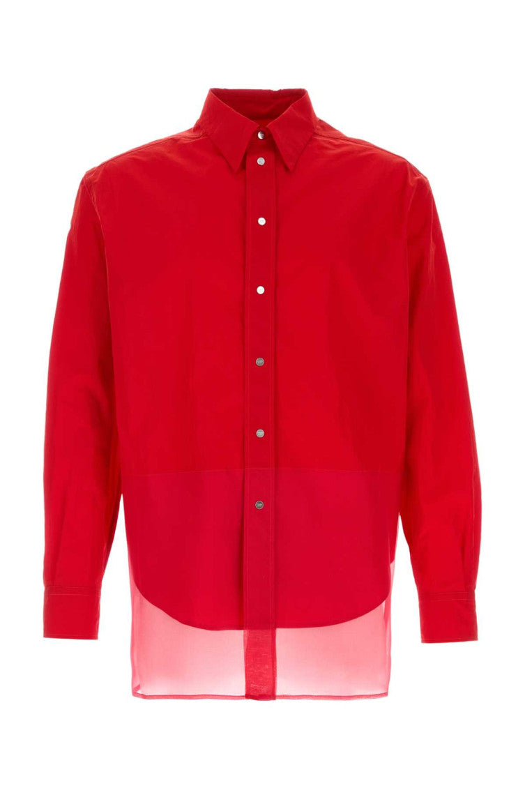 Red Lightweight Casual Shirt 1