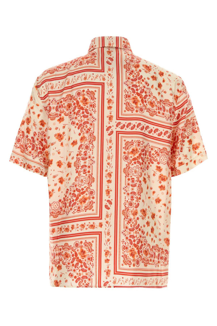 Multicolor Printed Silk Shirt 2
