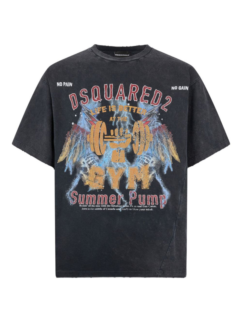 Grey Cotton T-Shirt 1