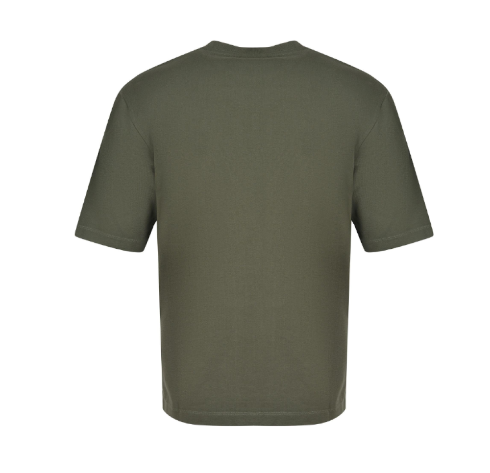 Olive Cotton T-shirt 2