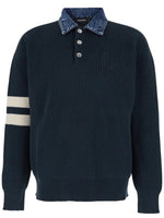 Blue Cotton Sweatshirt 1