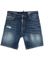 Blue Cotton Shorts 1