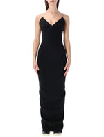 Black V-Neck Maxi Dress 1