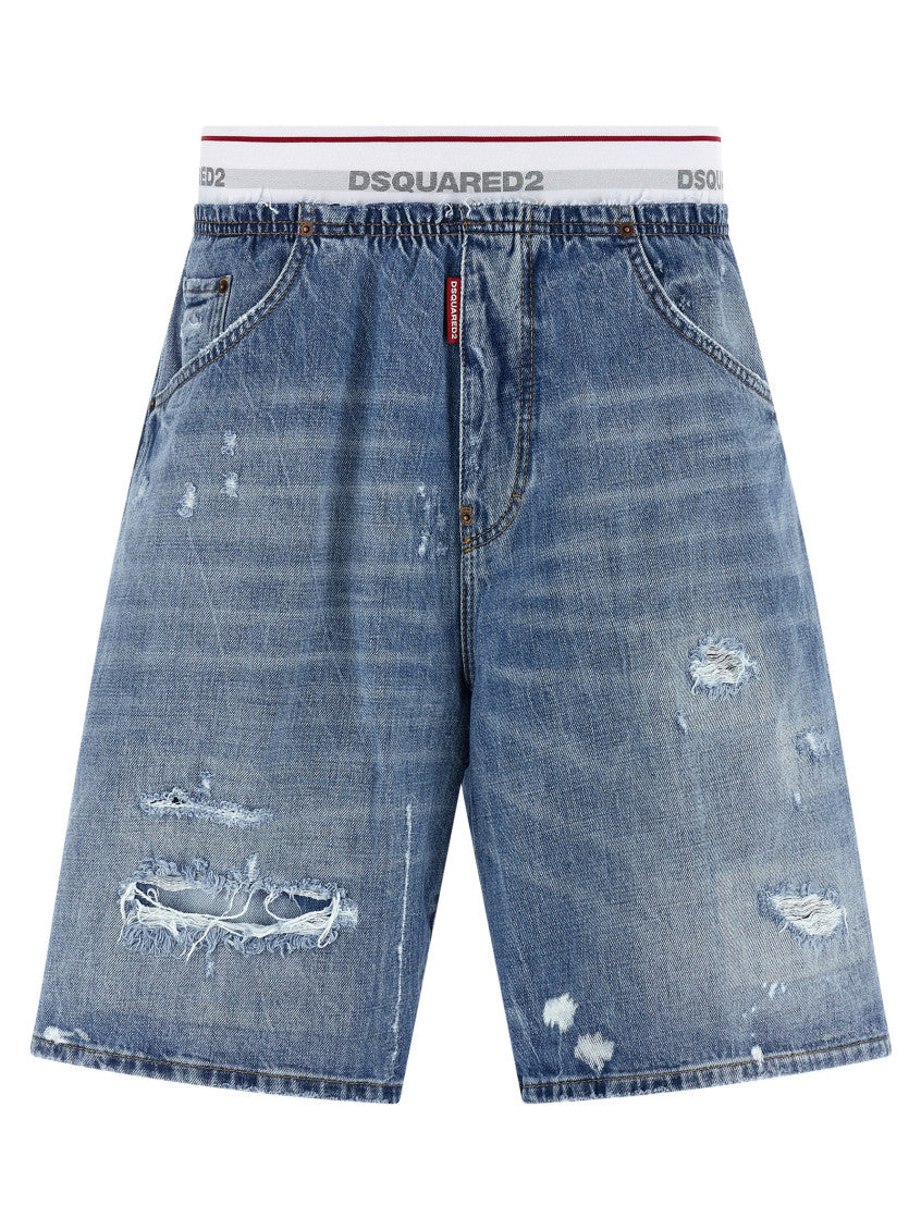 Blue 'Surfer' bermuda shorts 1