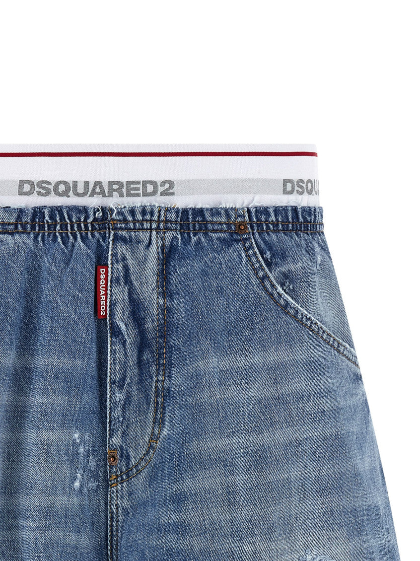 Blue 'Surfer' bermuda shorts 2