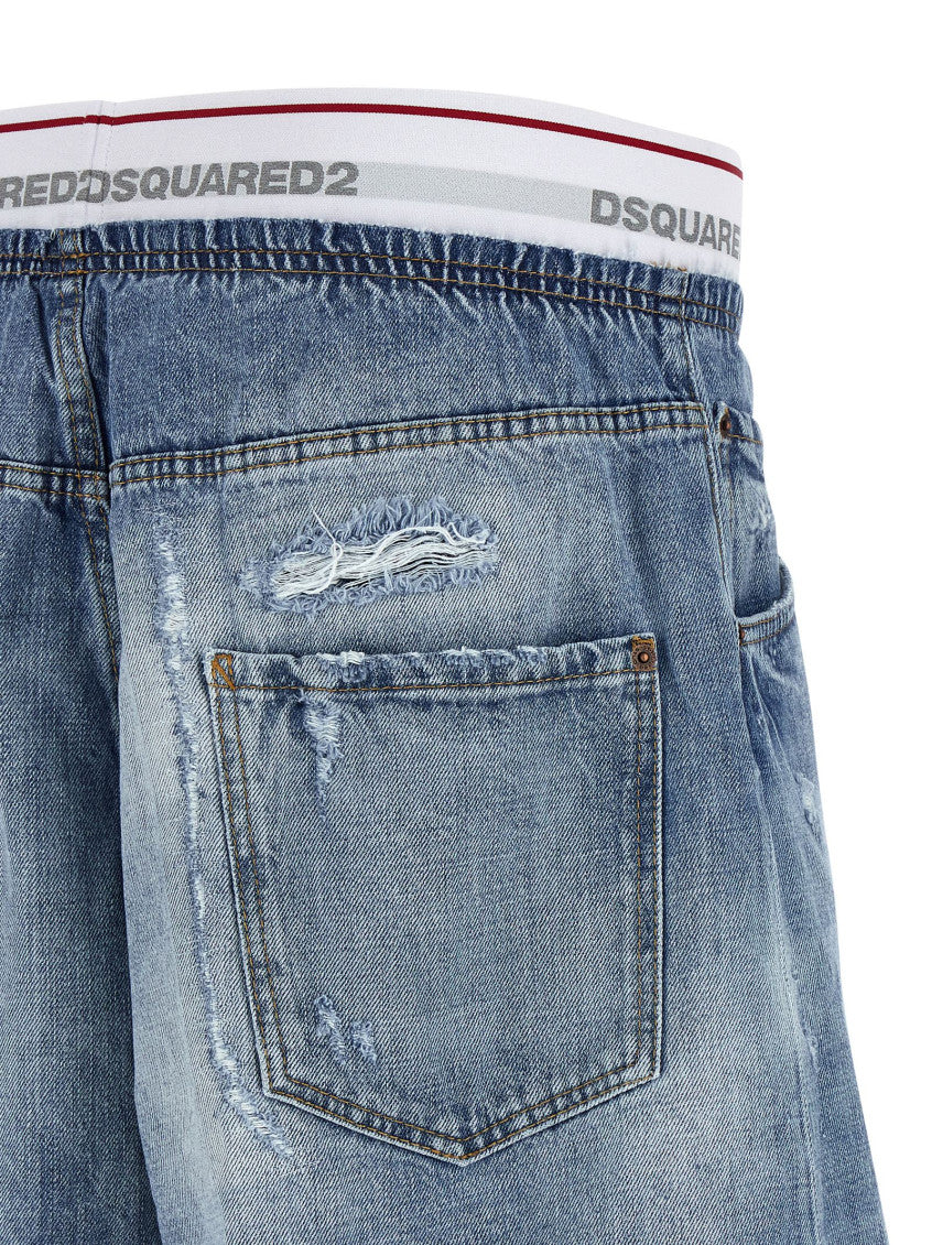 Blue 'Surfer' bermuda shorts 3