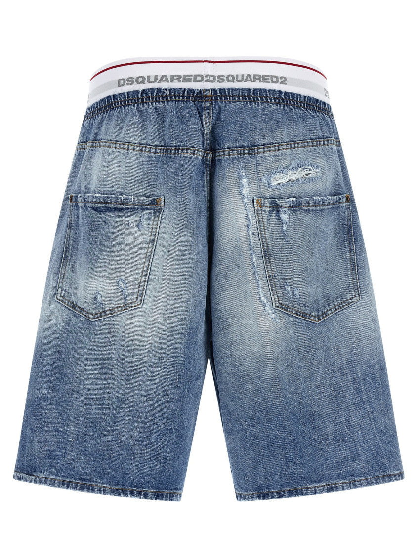 Blue 'Surfer' bermuda shorts 4