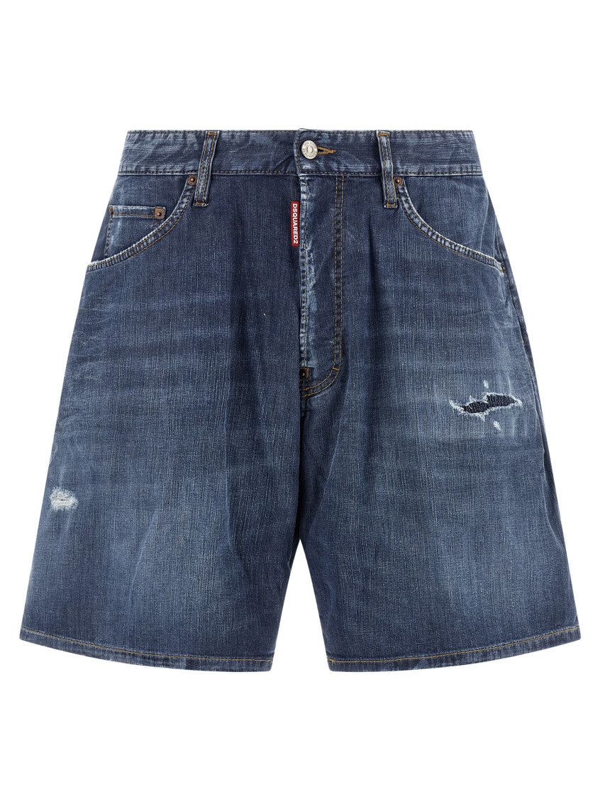 Blue 'Boxer' bermuda shorts 1