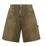 Green Cotton Shorts 1