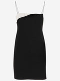 Black Thin Shoulder Straps Dress 1