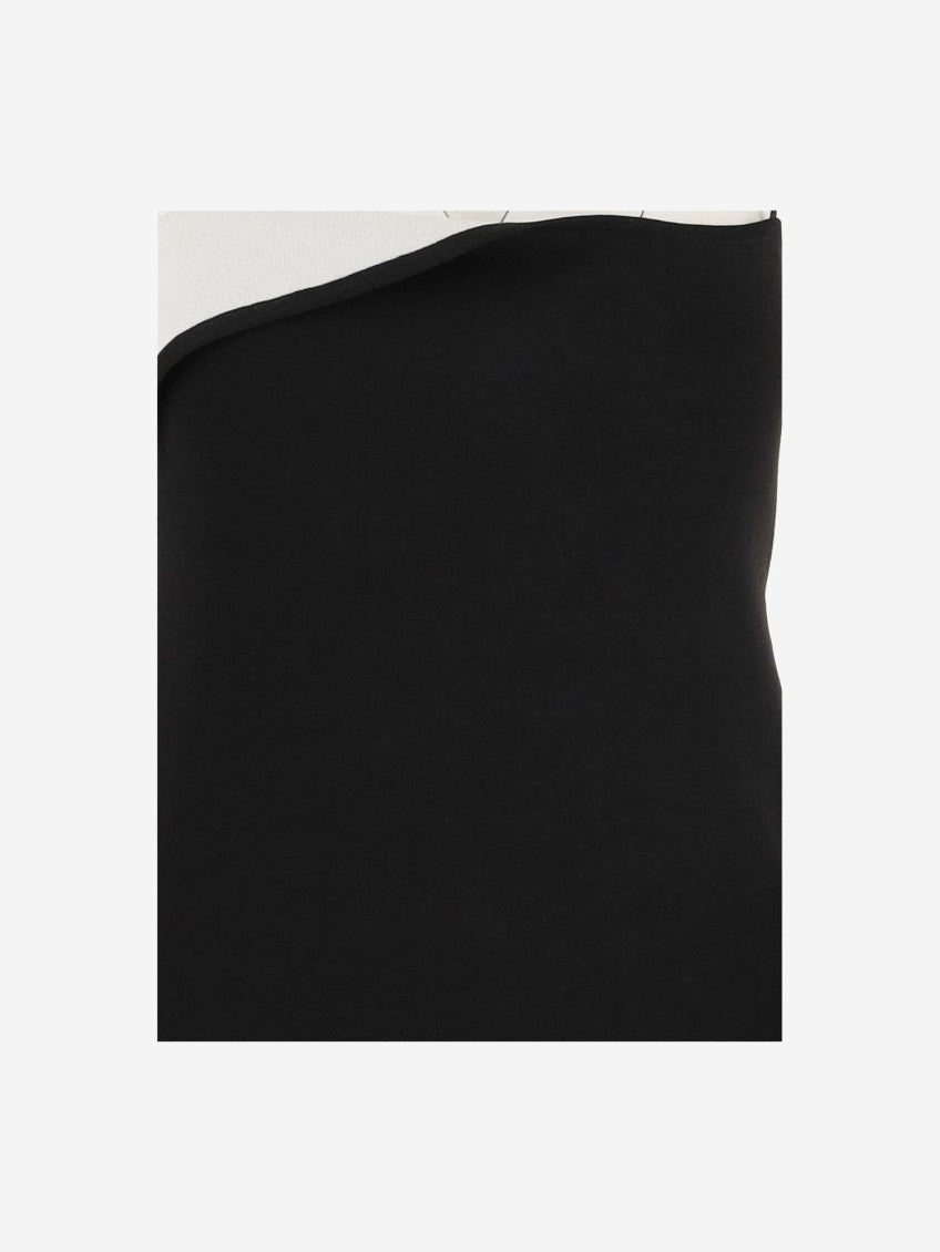 Black Thin Shoulder Straps Dress 3