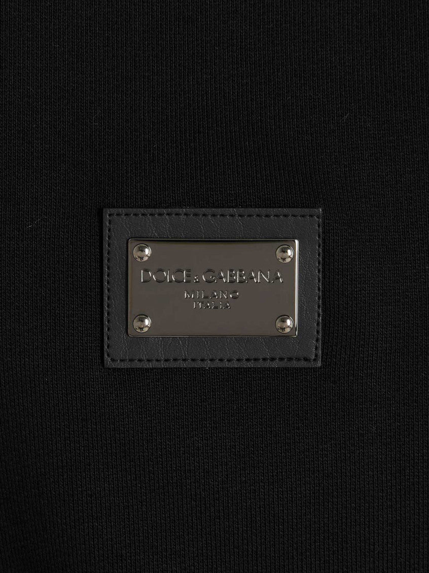 Black Logo Plaque Sweatshirt 4