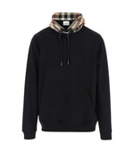 Black Check Pattern Hoodie 1
