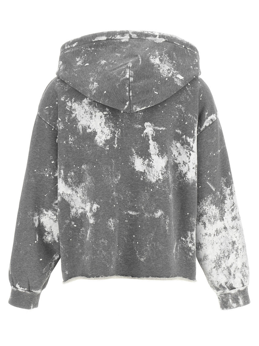 Grey Printed Hood Sweatshirt 2