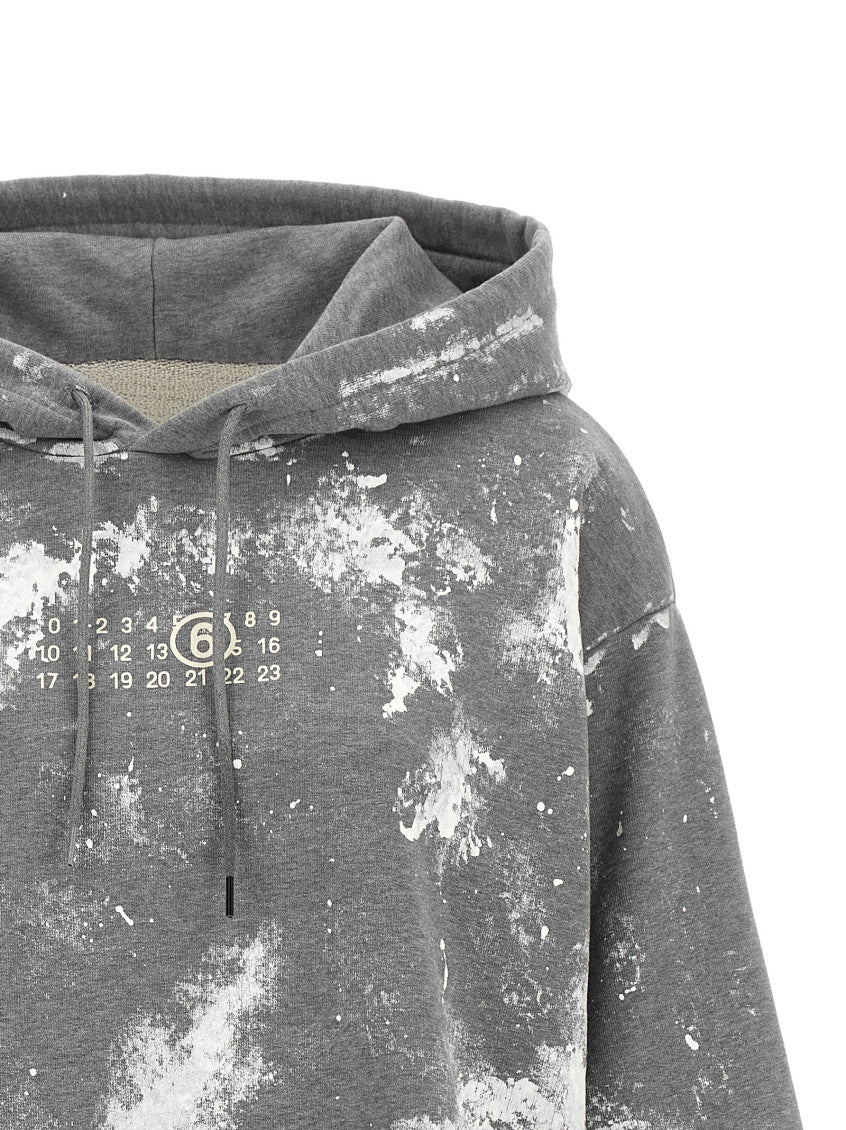 Grey Printed Hood Sweatshirt 3