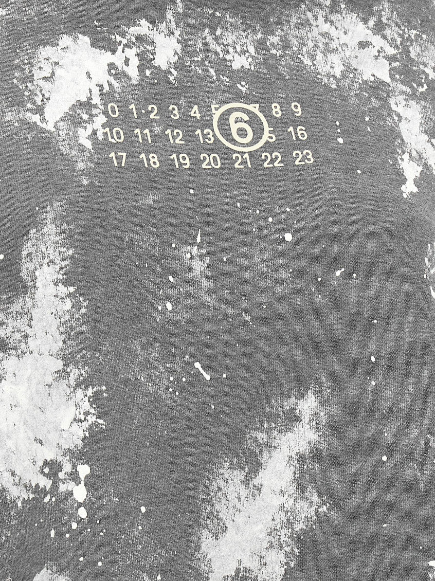 Grey Printed Hood Sweatshirt 4
