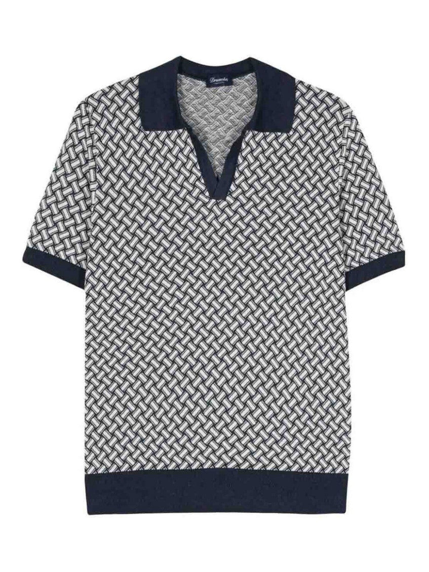 Navy Blue Short Sleeves Polo 1
