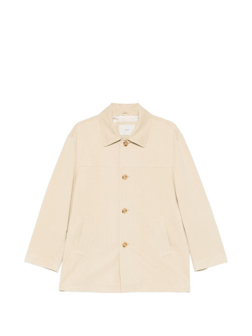Beige Shirt Collar Jacket 1
