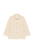 Beige Shirt Collar Jacket 1