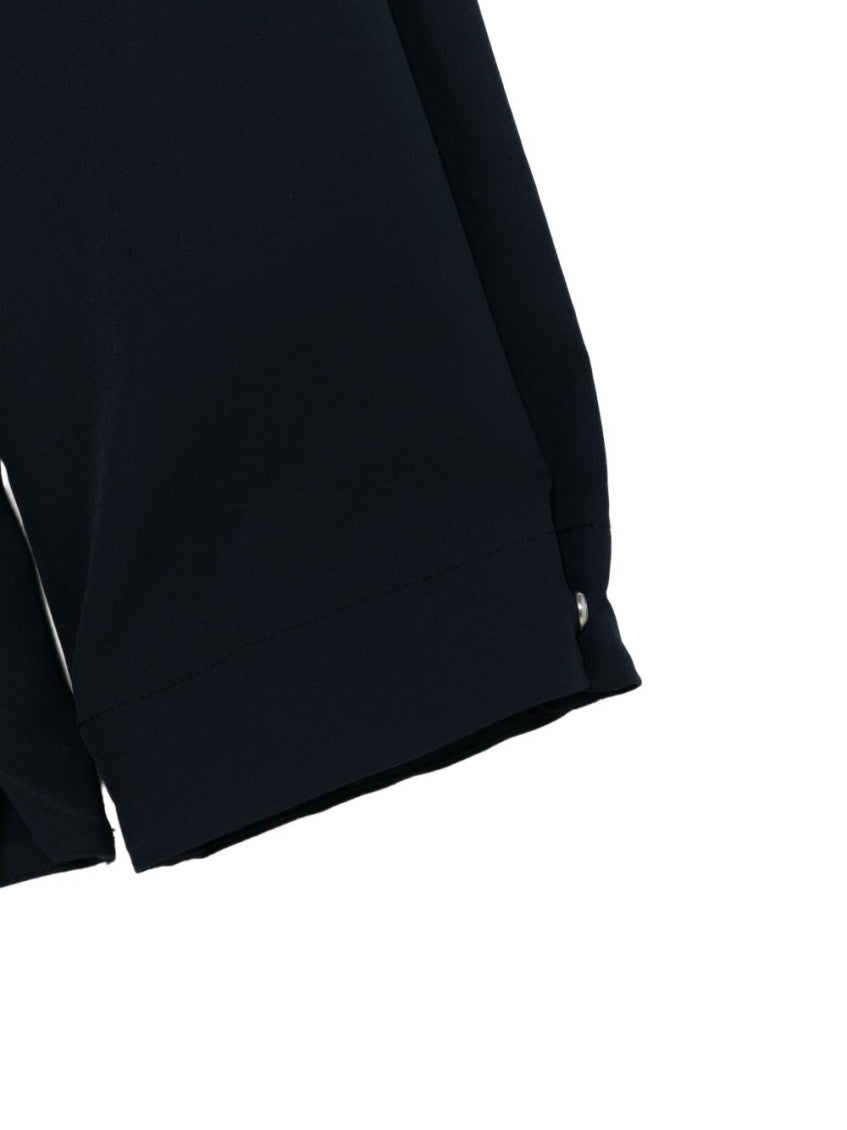Blue Solid Hood Jacket 2