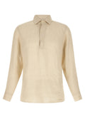 Beige Full Sleeves Polo 1