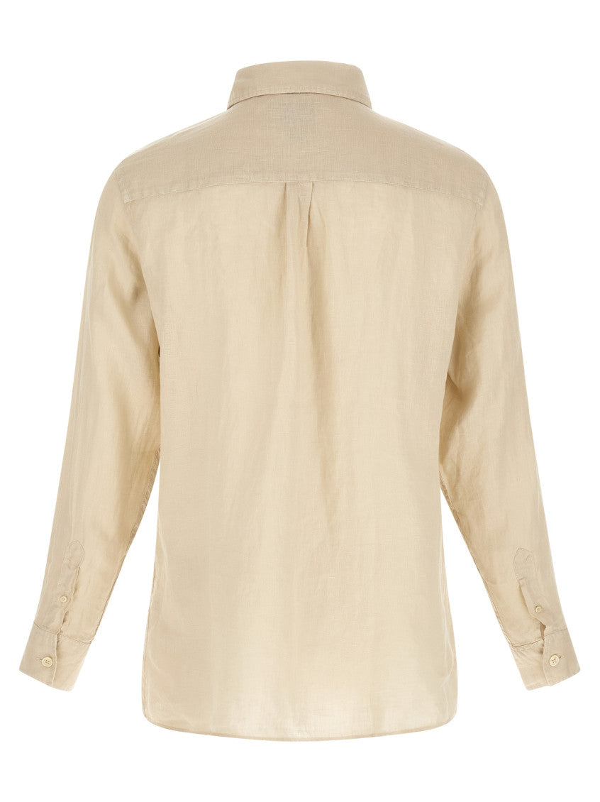 Beige Full Sleeves Polo 4
