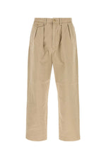 Beige Cotton Trousers 1