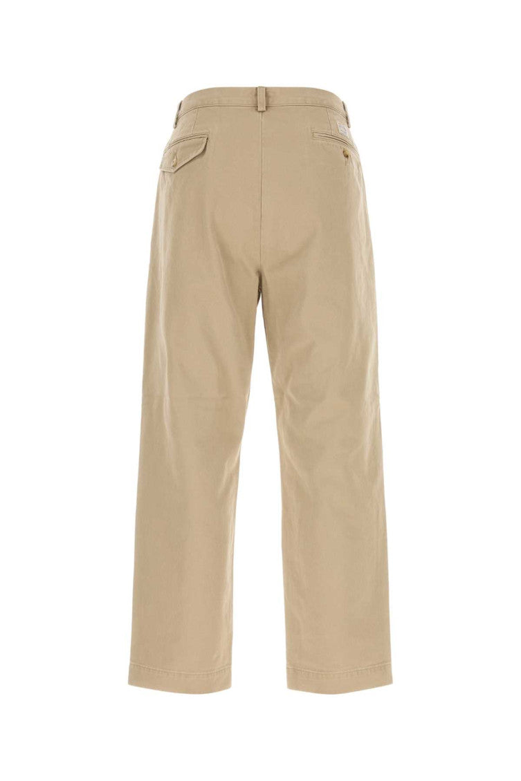 Beige Cotton Trousers 2