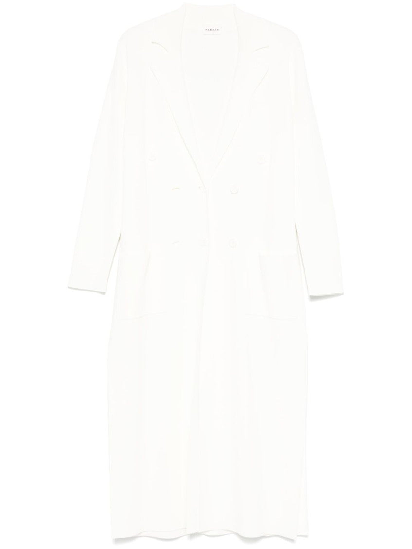White Double-breasted Coat 1