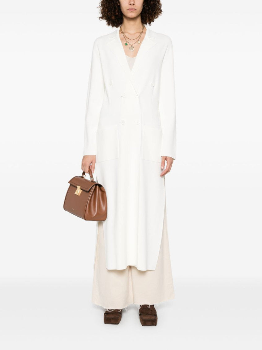 White Double-breasted Coat 4
