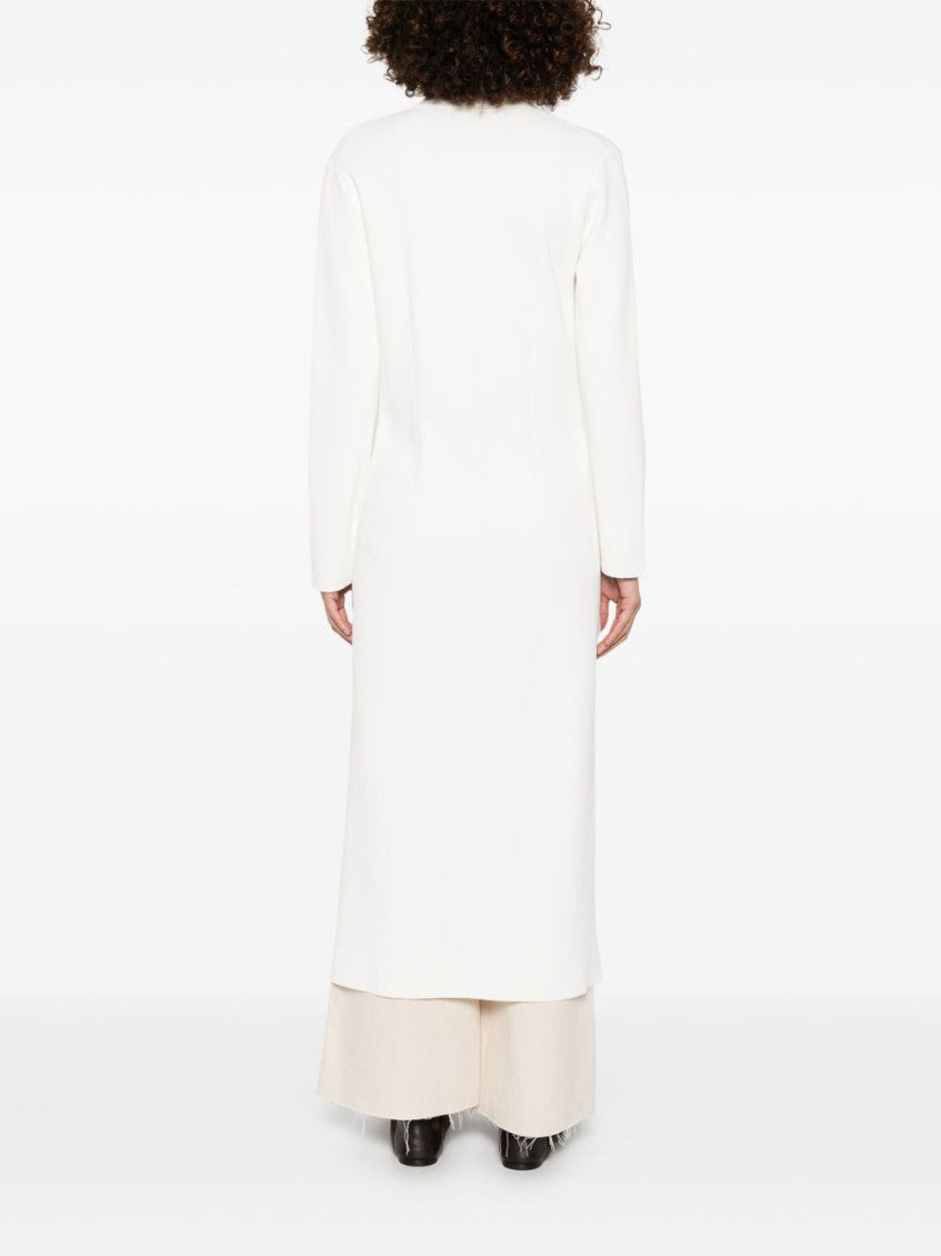 White Double-breasted Coat 5