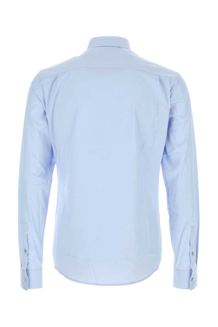 Light blue poplin shirt  2