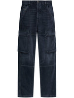 Navy Blue D-Pot-Cargo Jeans 1