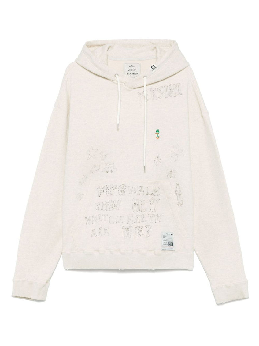 White Hoodie with cotton 1
